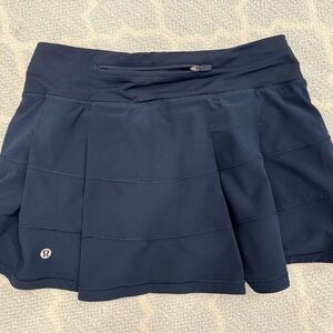 Lululemon Pace Rival Navy Skirt